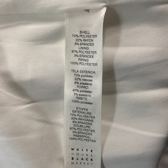 WHBM cream dress with black piping detail - Picture 8 of 10